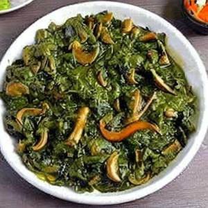 Mushroom Palak