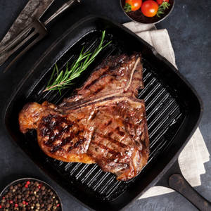Country Style Pan-seared T-bone Steak