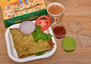 Masala Omelete + 300 Ml Chai