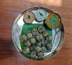 Mint Button Idli