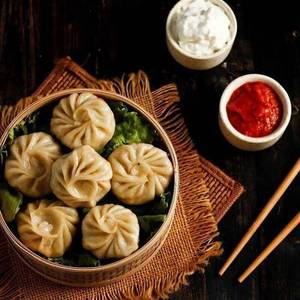 Chicken Steamed Momos (5 pieces)