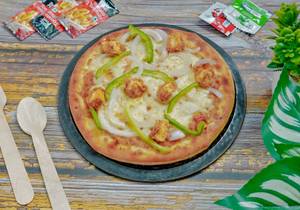 Paneer achari pizza.