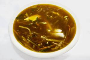 Chicken Burnt Garlic Soup
