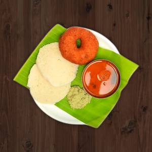 2 IDLY + 1 VADE (CHUTNEY)