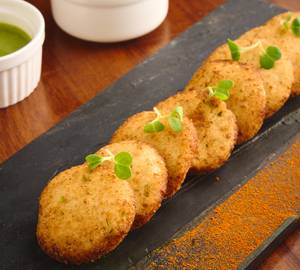 Parmesan Crusted Dahi Ke Kebabs