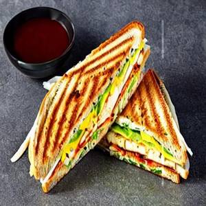 Egg & Chicken Grilled Sandwich