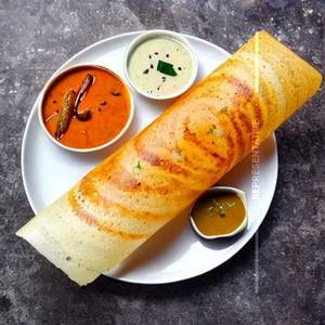 Open Butter Masala Dosa