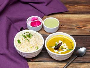 Home Style Yellow Dal Rice Combo