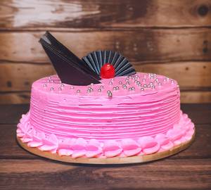 Eggless Yummy Strawberry Cake [500 grams]