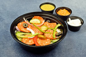 Chicken Pepperoni Melt Salad