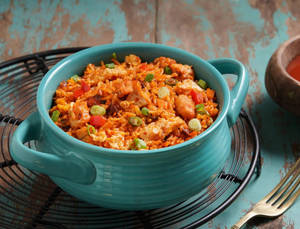 Schezwan Chicken Fried Rice
