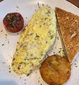 Chicken Ham & Sausage Omelette