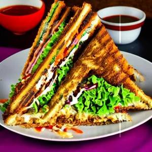 Veg Loaded Sandwich