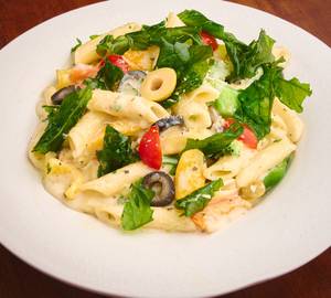 Spinach and Mushroom Alfredo