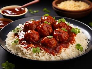 Manchurian With Fried Rice