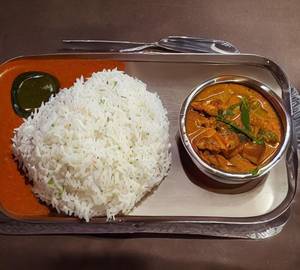 Ghee Rice & Chicken Curry