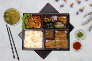 Jeyuk And Katsu Dosirak