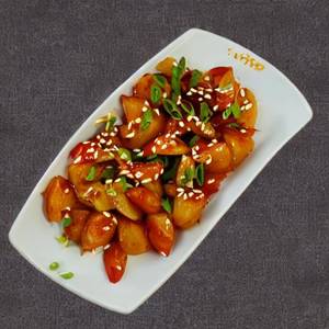 Potato Honey Chilli Sesame Dry