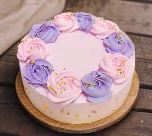 Rose Gulkand Cake  [500 Grams]