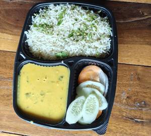 Dal chawal thali 