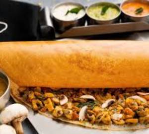 mushroom masala dosa