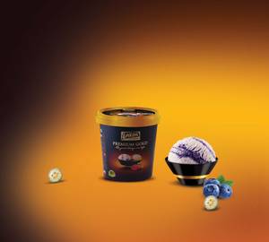Natural Blueberry Ice Cream 125 Ml