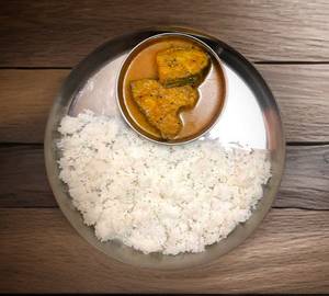 Fish thali fish and rice only
