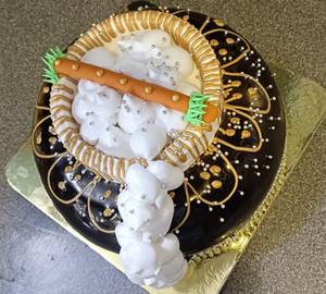 Cake  Matki design Chocolate