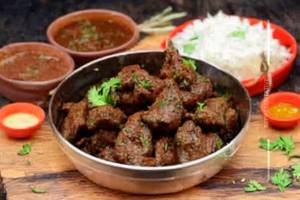 Mutton liver pepper fry