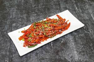 Honey chilli potato