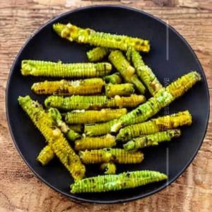 Baby Corn Pudina Chilli Dry