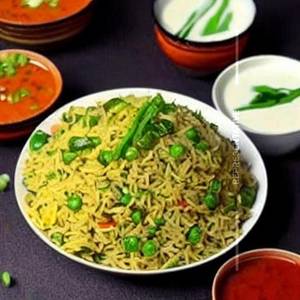 Palak Fried Rice      