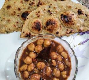 Aloo Choley + 5 Tandoori Roti