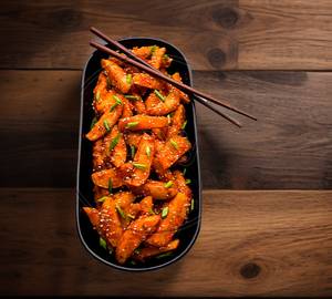 Honey chilli potato