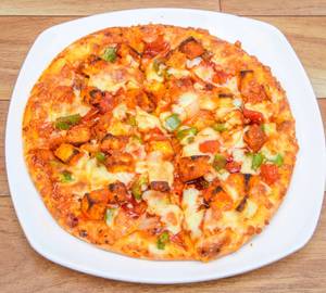 Schezwan paneer pizza