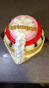 Cake  Matka Design Vanilla