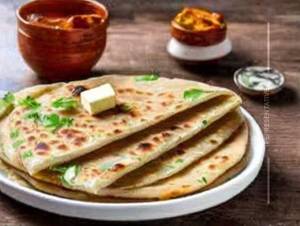 Paneer cheese paratha