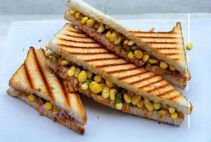 Corn Chilly Cheese Grill Sandwich