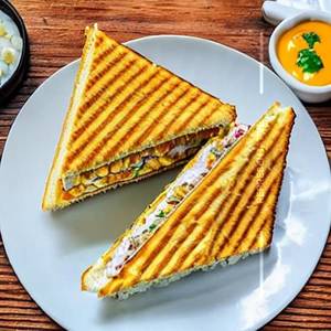 Corn Paneer Cheese  Grill Sandwich