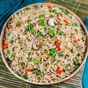 Mushroom fried rice