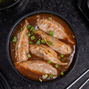 Fire Cracker Cheesy Momo Soup
