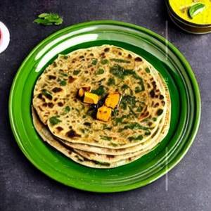 Palak Paneer Paratha