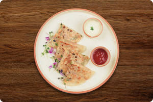 Cheesy Chickpea Fiesta Quasadilla