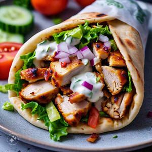 Crispy Chicken Shawarma