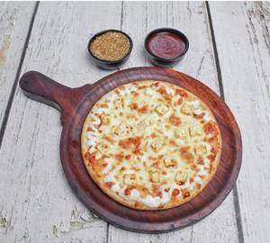 Cheese And Crunchy Paneer Pizza