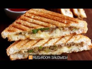 Mushroom makhani sandwich