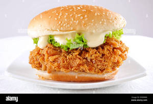 Chicken zinger sandwhich
