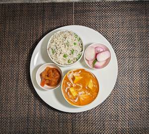Paneer Makhani + Peas Pulao