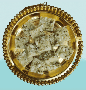 Coconut Makhana Barfi