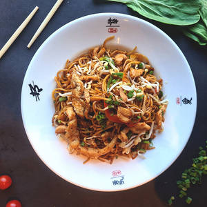 Chicken Butter Pepper Garlic Noodles